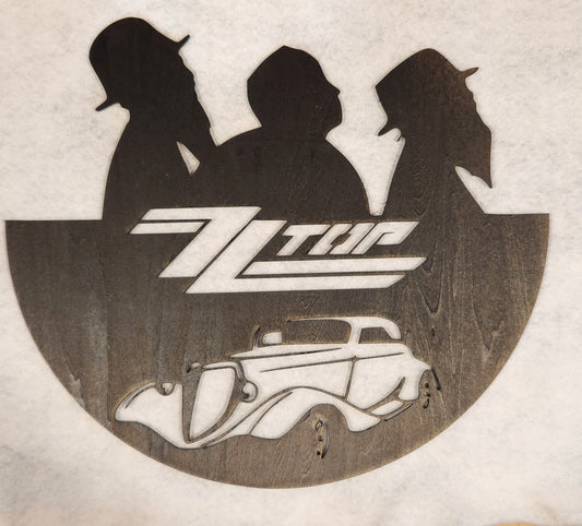 Faux Record Art - ZZ Top